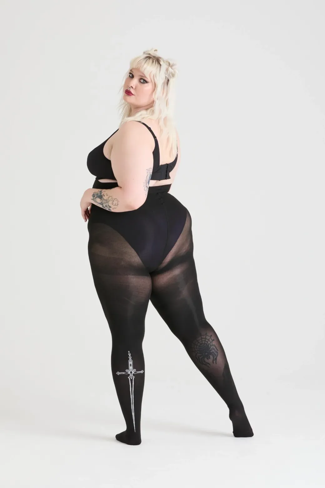 80 Denier Tights - Midnight Executioner