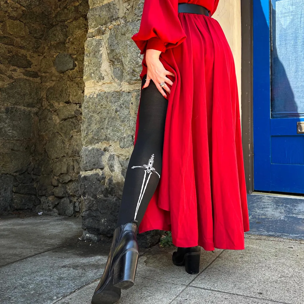 80 Denier Tights - Midnight Executioner
