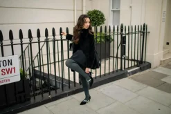 120 Denier Tights - Storm Cloud