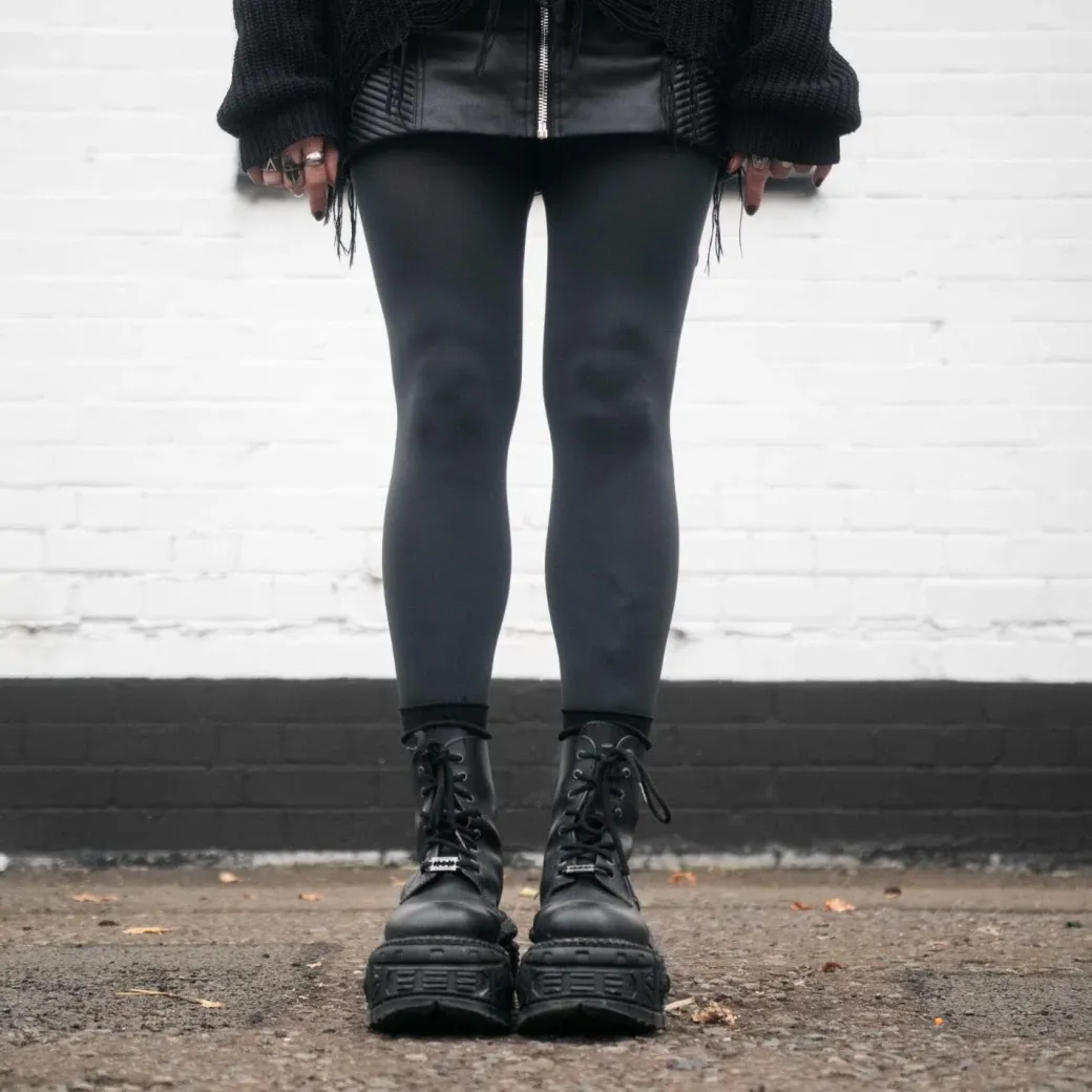 120 Denier Tights - Storm Cloud