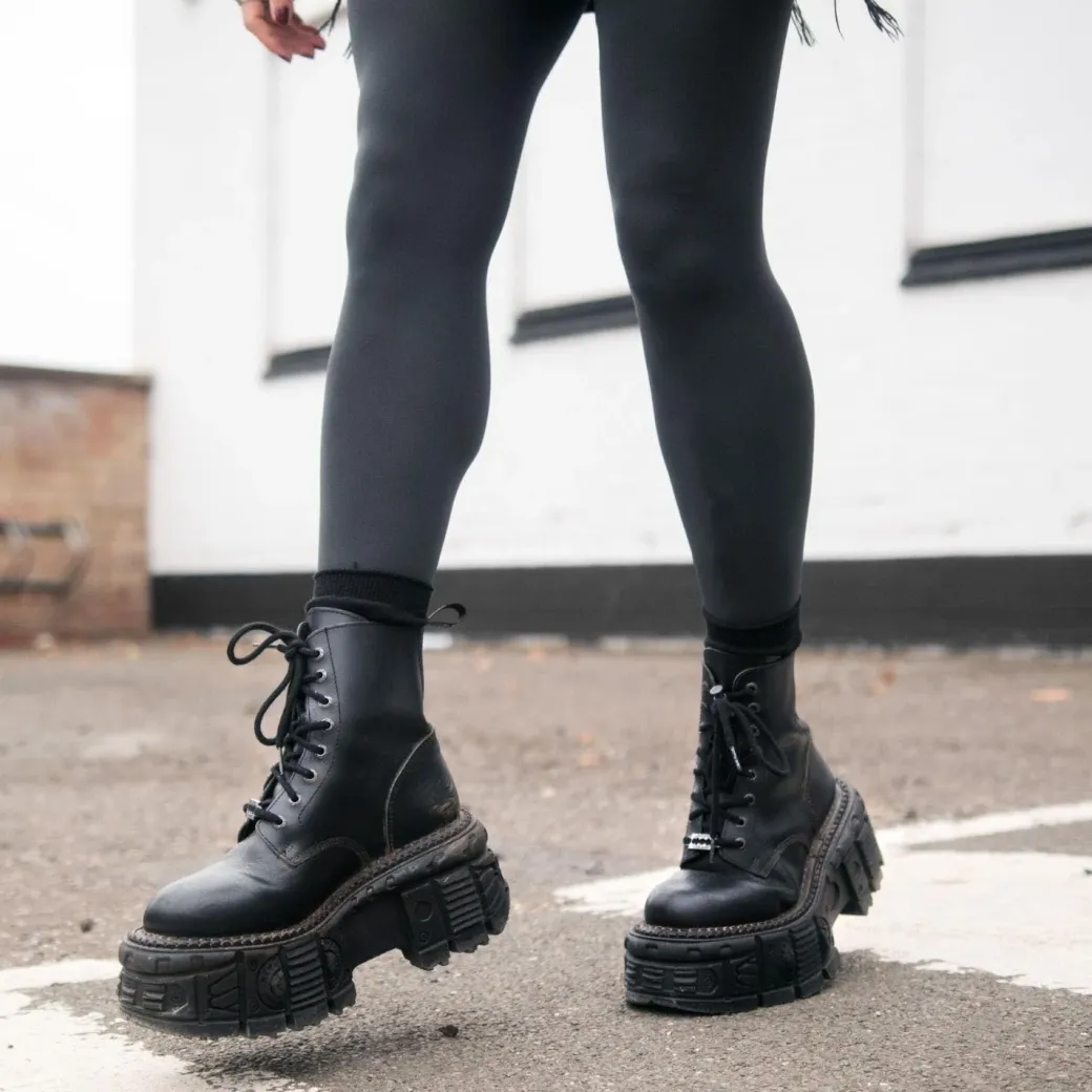 120 Denier Tights - Storm Cloud
