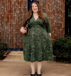 Dinosaur Wrap Dress - Brachio de Joy