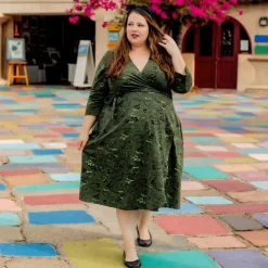 Dinosaur Wrap Dress - Brachio de Joy