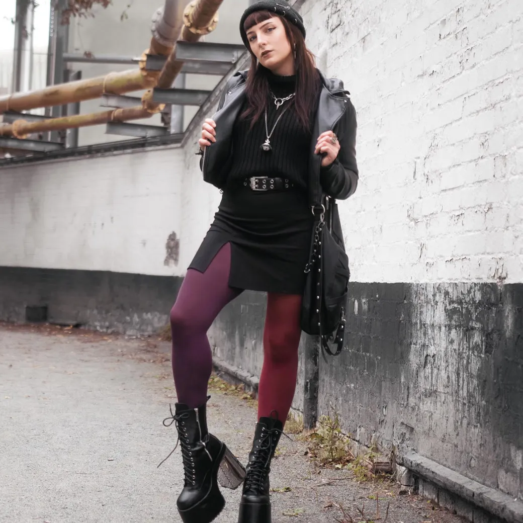 Duo Tights - Plurgundy