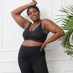 Everyday Ribbed Bra - Black