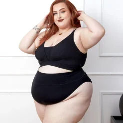 Everyday Ribbed Bra - Black