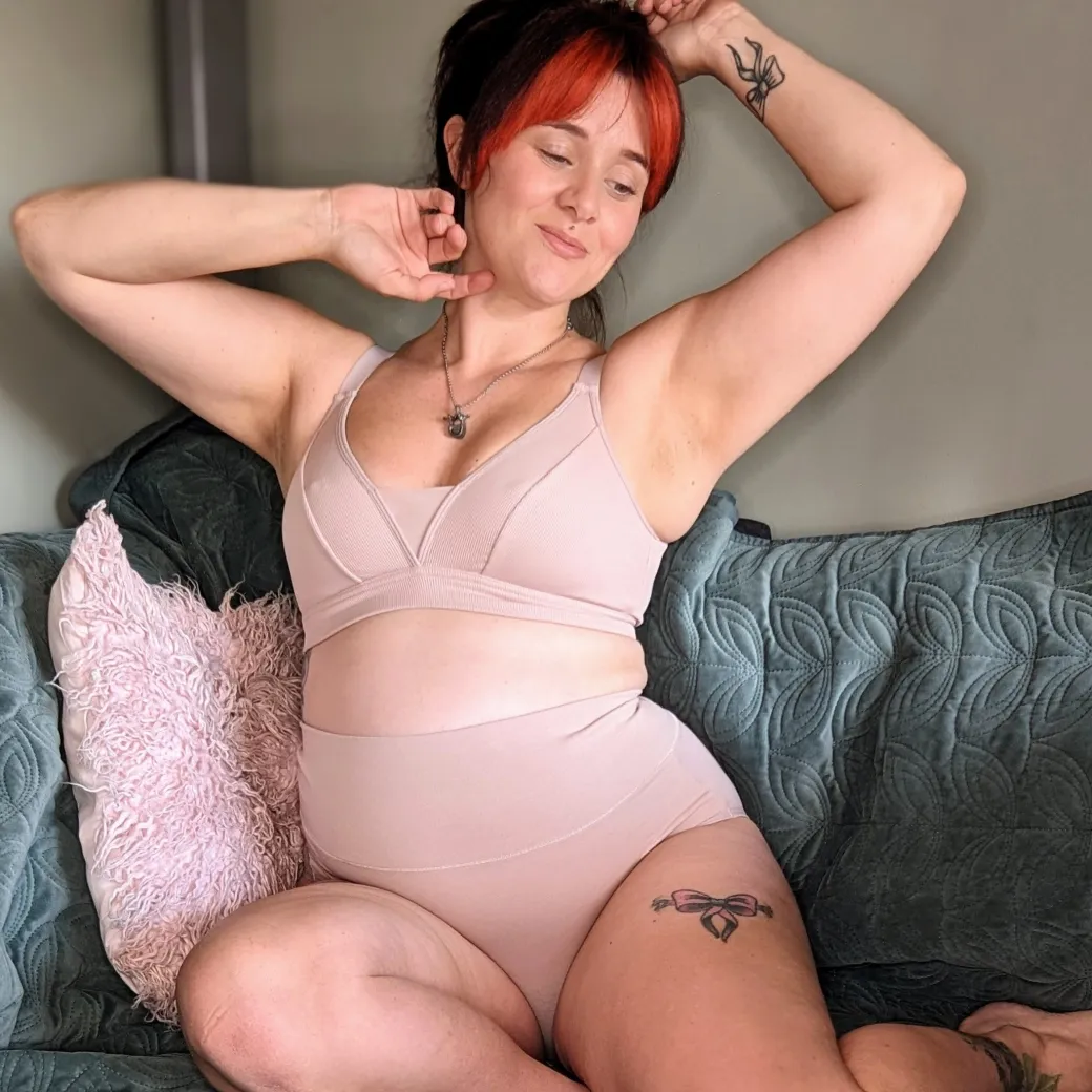 Everyday Ribbed Bra - Milk Bottle