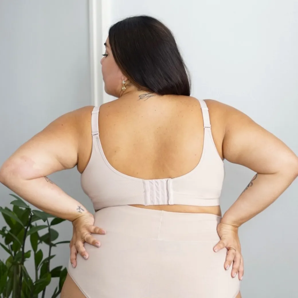 Everyday Ribbed Bra - Milk Bottle