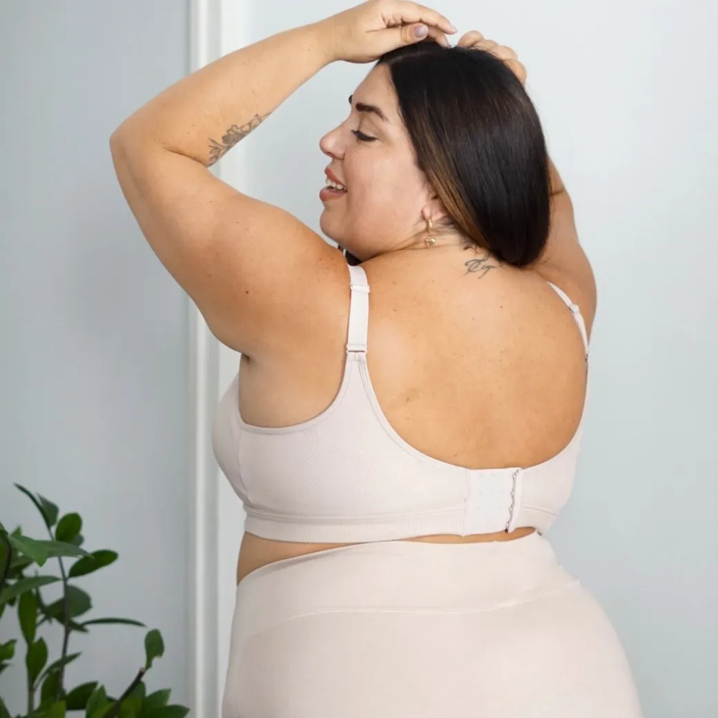 Everyday Ribbed Bra - Milk Bottle