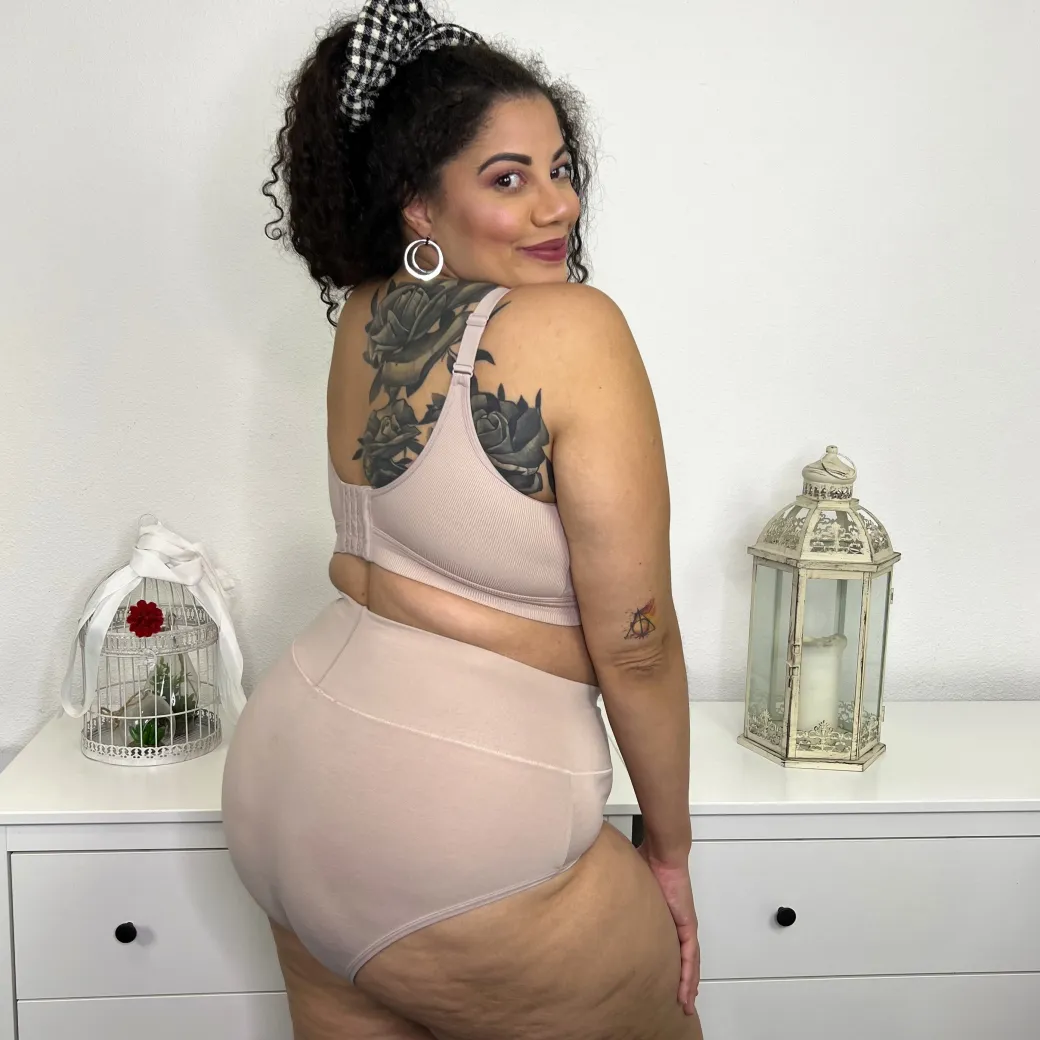 Everyday Ribbed Bra - Milk Bottle