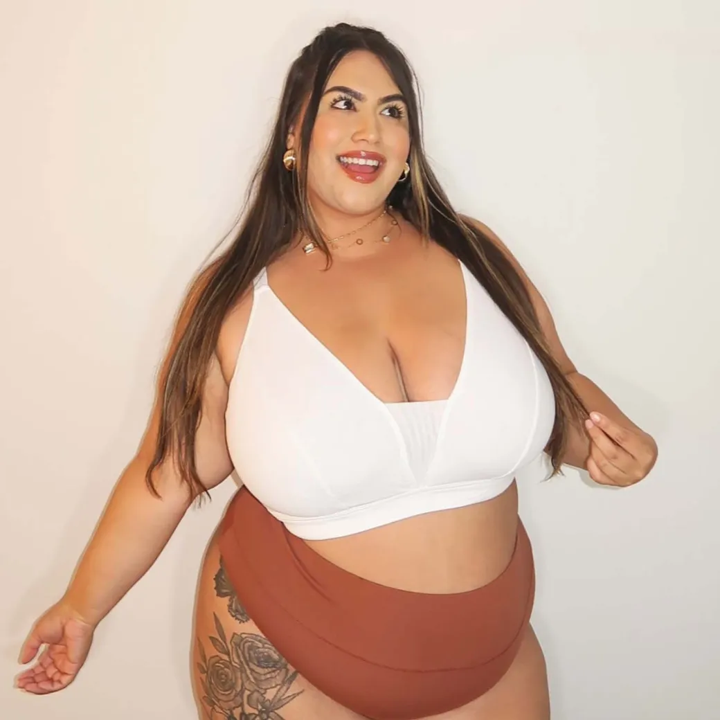Everyday Ribbed Bra - White