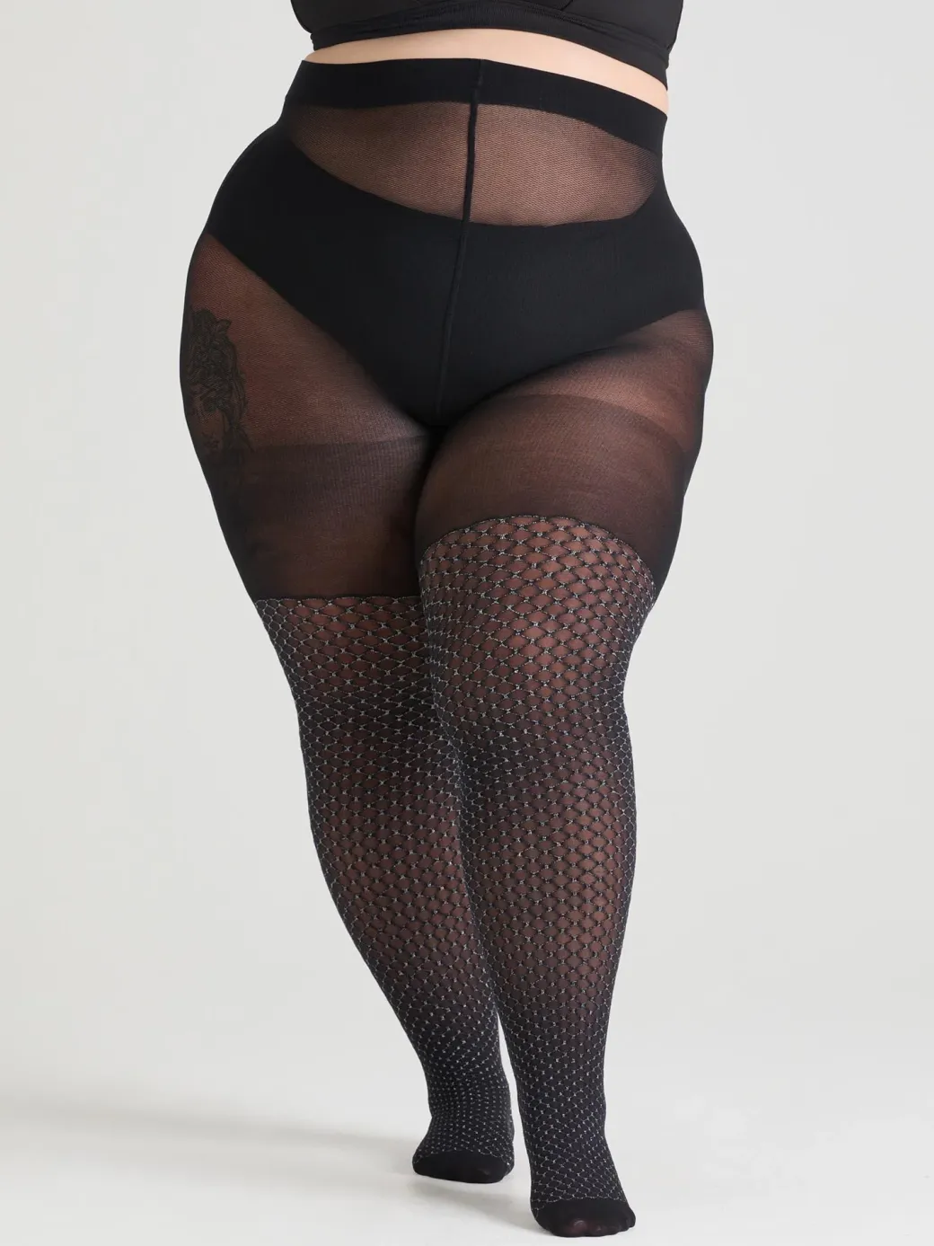 Faux Thigh High Tights - Bob