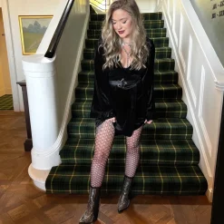 Fishnets - Gilded Glamour - Black