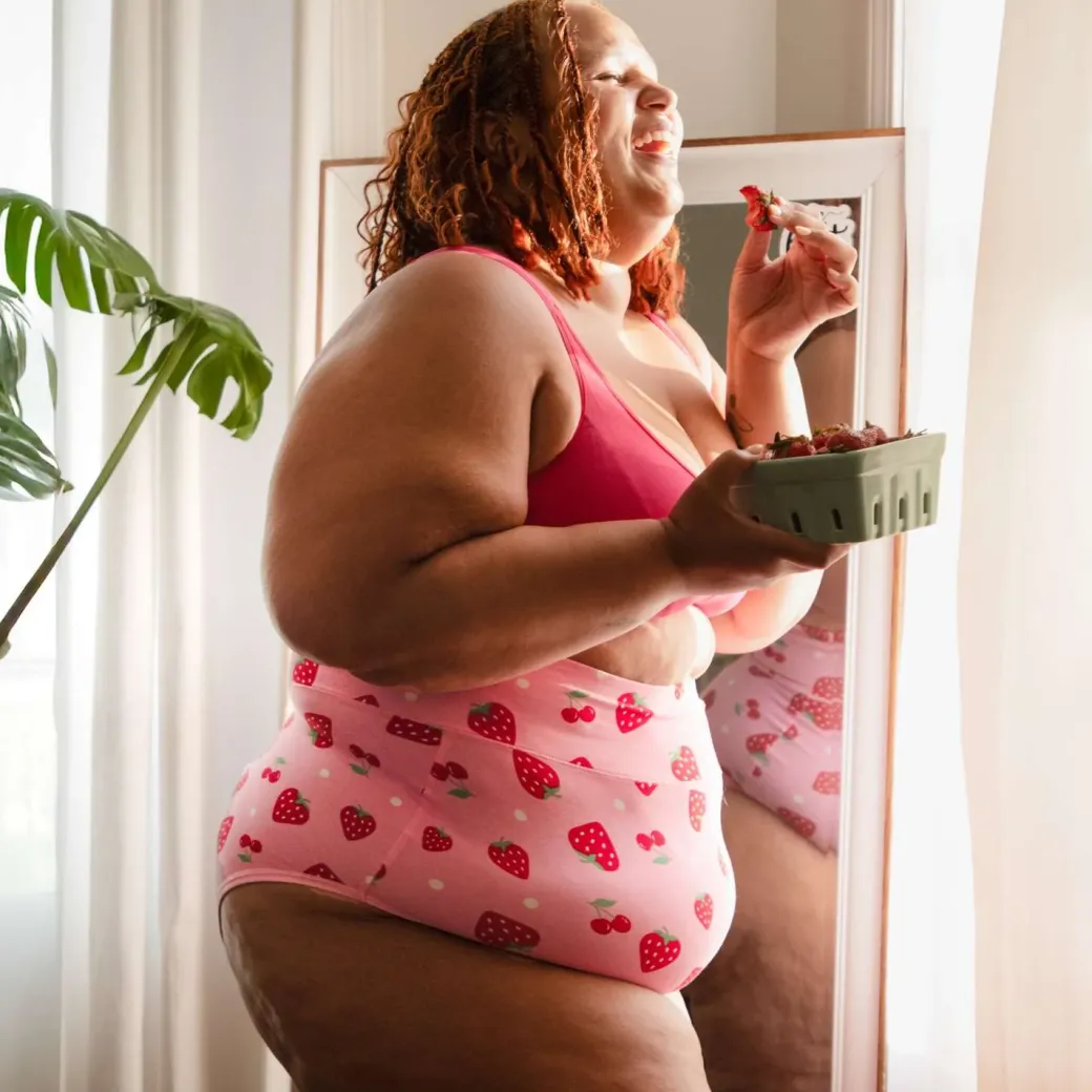 Fruity Super High Waist Knickers – Pink Lady