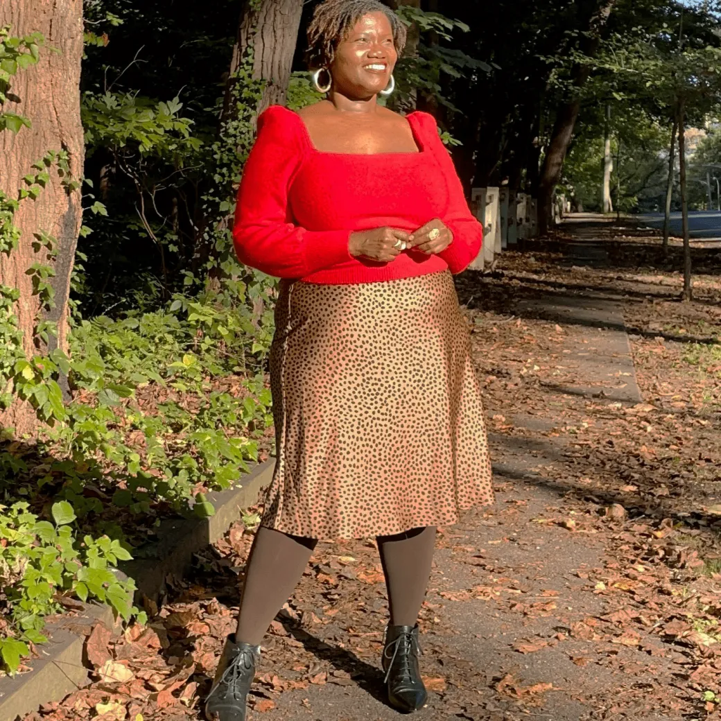 Huggy Light Compression Tights - Hot Chocolate