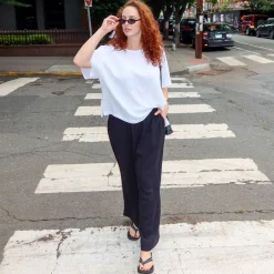 Ida Cotton Gauze T-Shirt - White