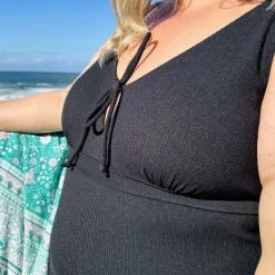 I'll Be Right Here Swimsuit - Black
