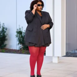 Ionic Ribbed Tights - Pirouette