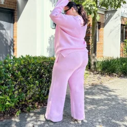 Knit Longline Jumper - Pétale de Rose