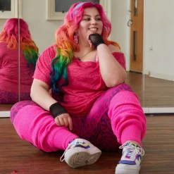 Leg Warmers - Neon Pink