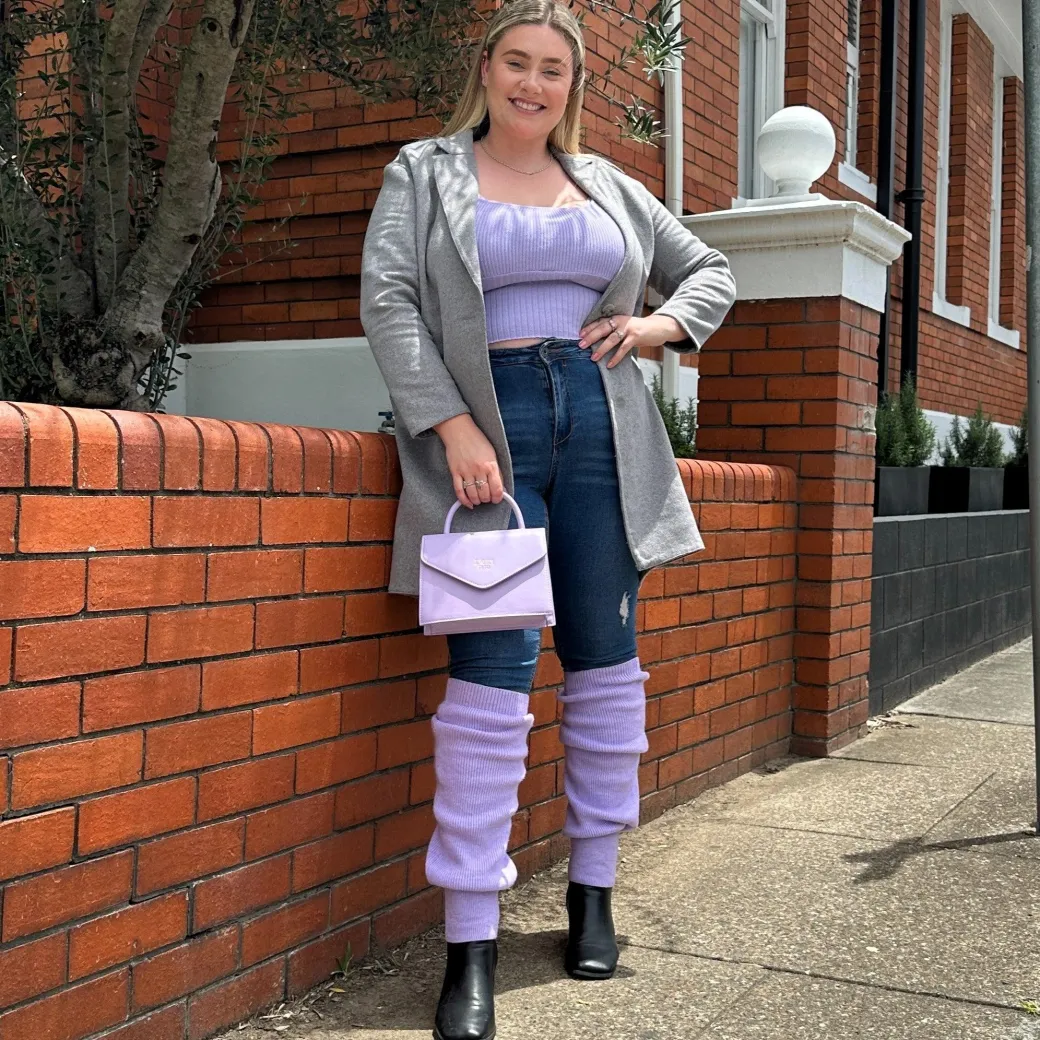 Leg Warmers - Periwinkle