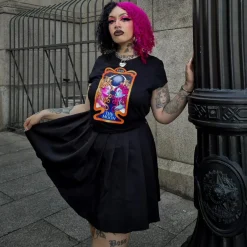 Major Arcana Baby Tee - XVIII The Moon