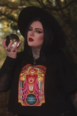 Major Arcana Boxy Tee - II The High Priestess