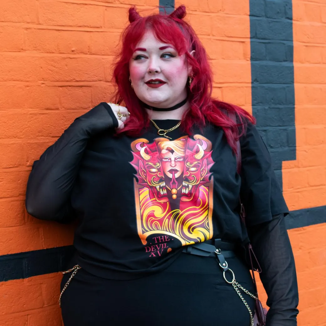 Major Arcana Boxy Tee - XV The Devil