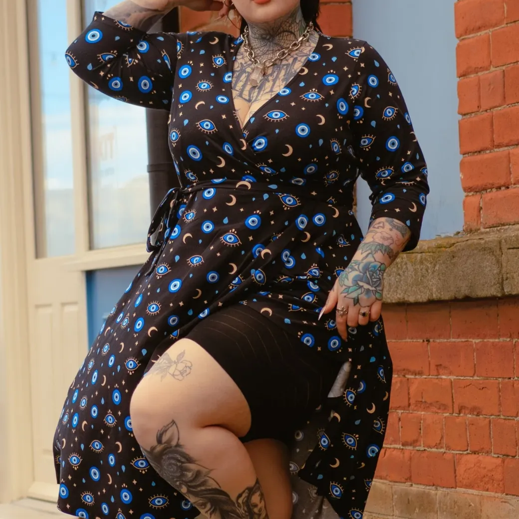Malocchio Wrap Dress