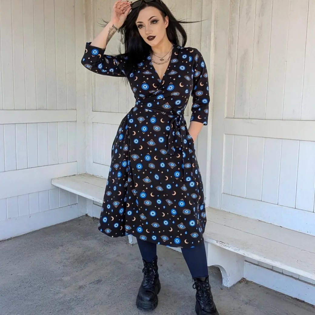 Malocchio Wrap Dress