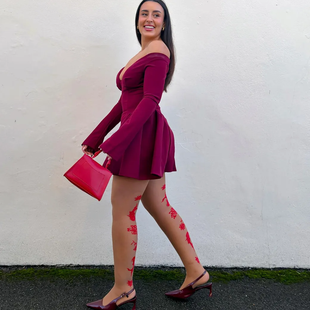 Manifest Sheer Tights - Caramel Latte