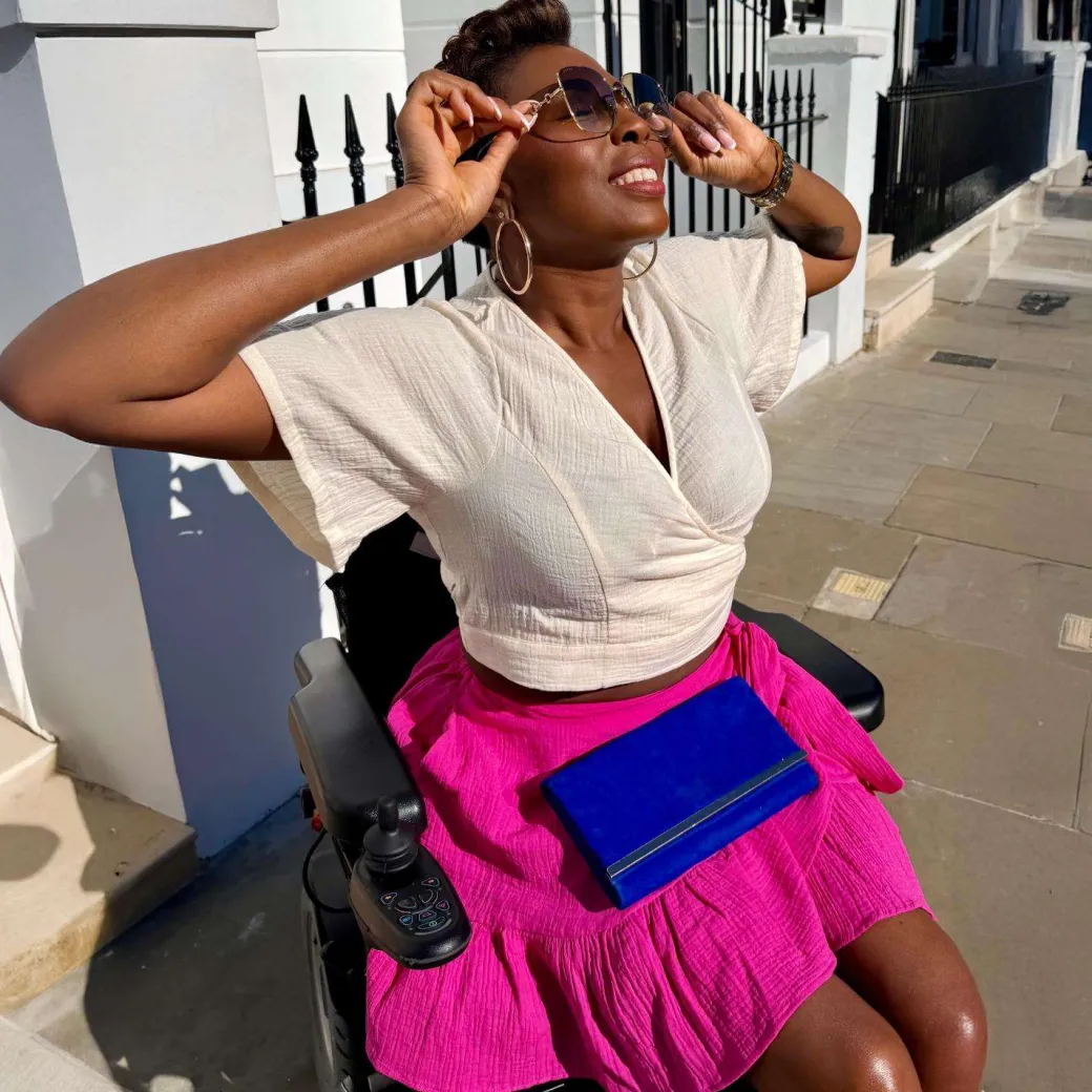 Mary Cotton Gauze Wrap Skirt - Peony