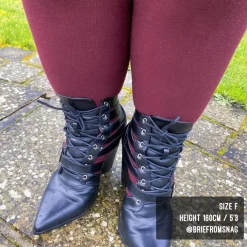 Merino Wool Tights - Red Velvet Cake