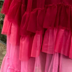 Mesh Maxi Skirt - Pirouette Ombre