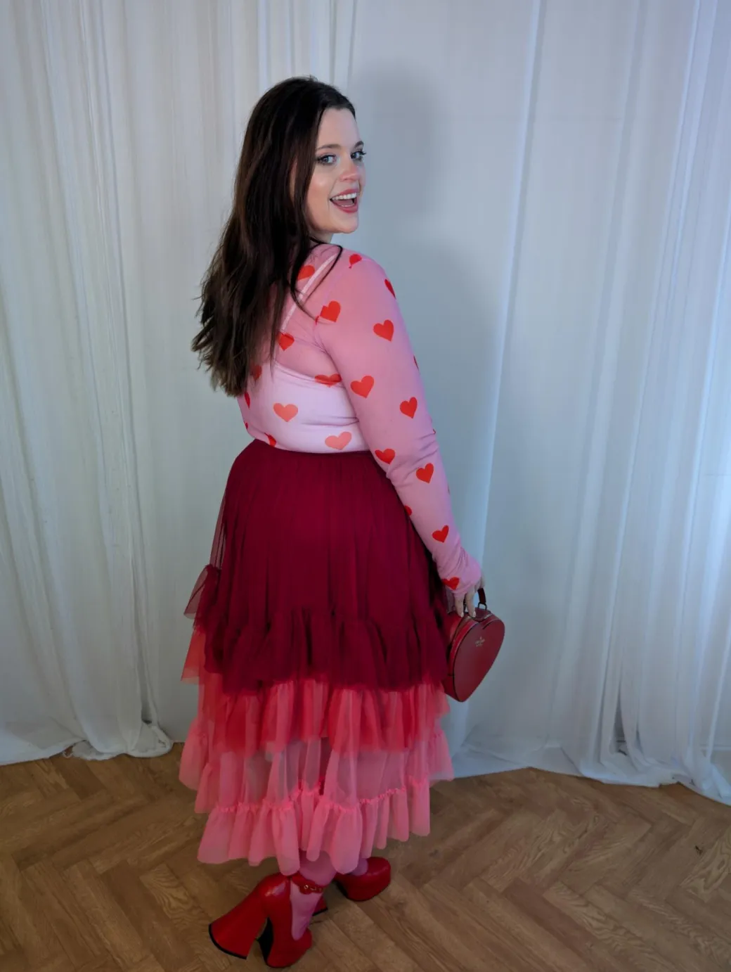 Mesh Maxi Skirt - Pirouette Ombre