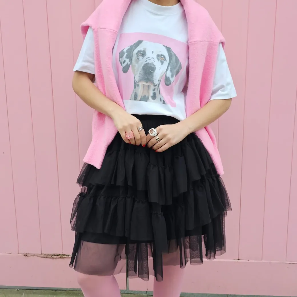Mesh Skirt - Black