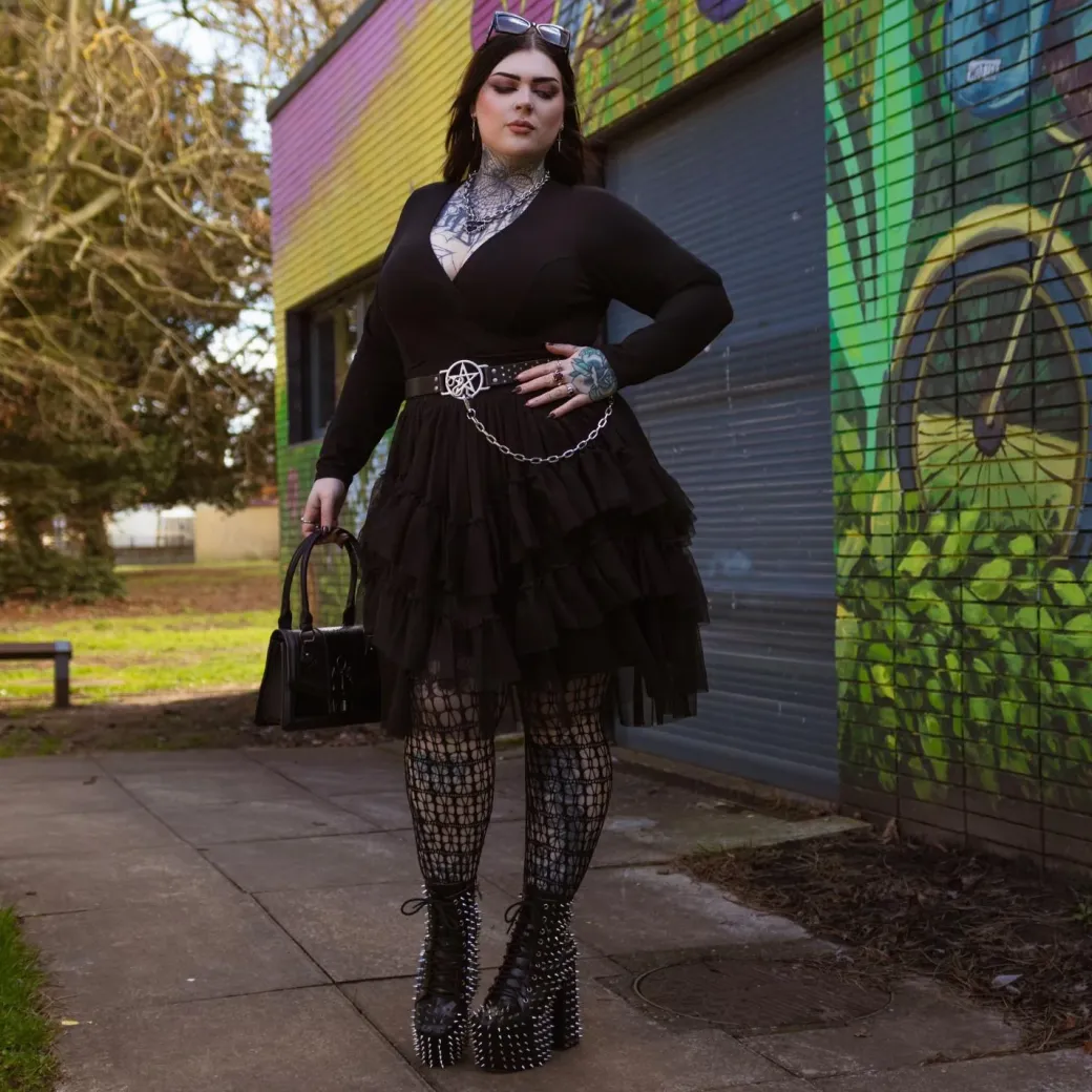 Mesh Skirt - Black