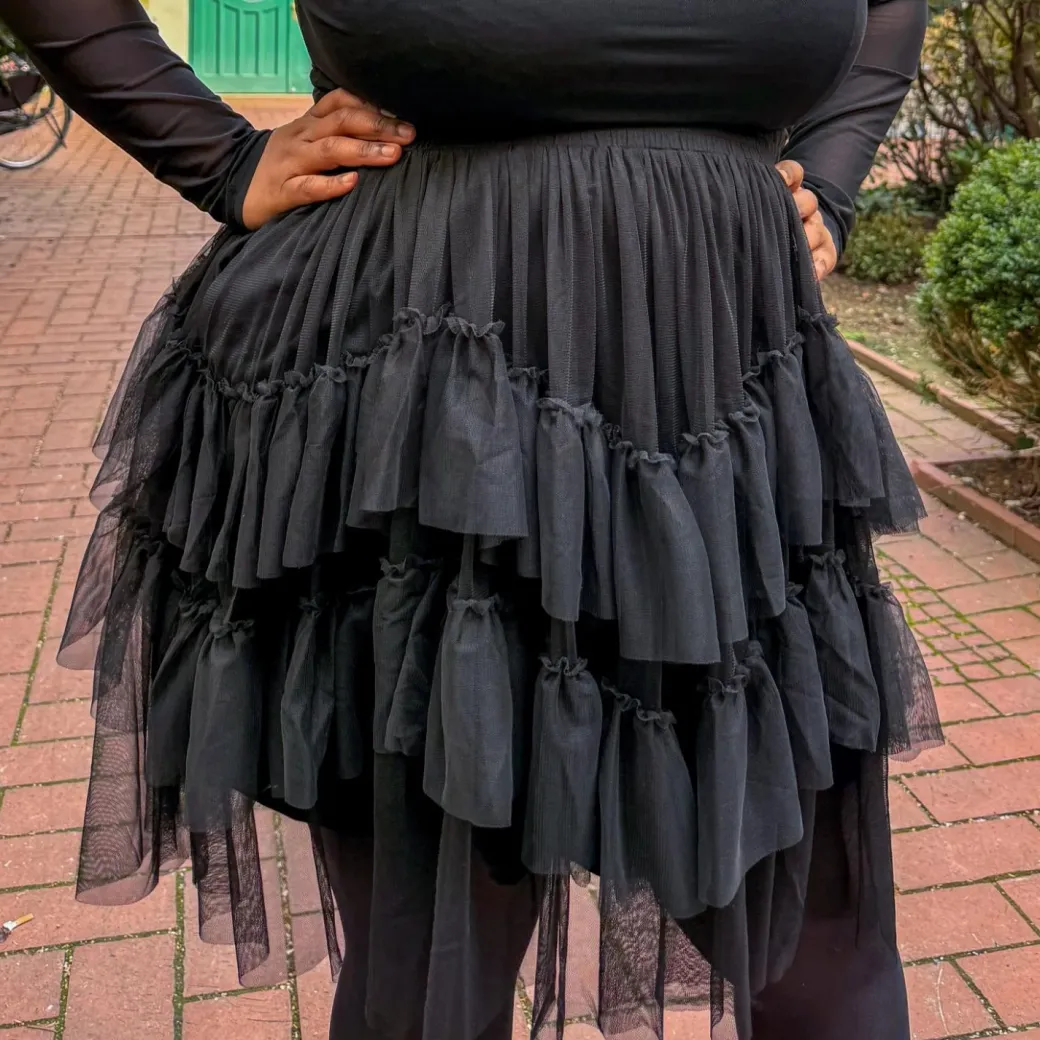Mesh Skirt - Black