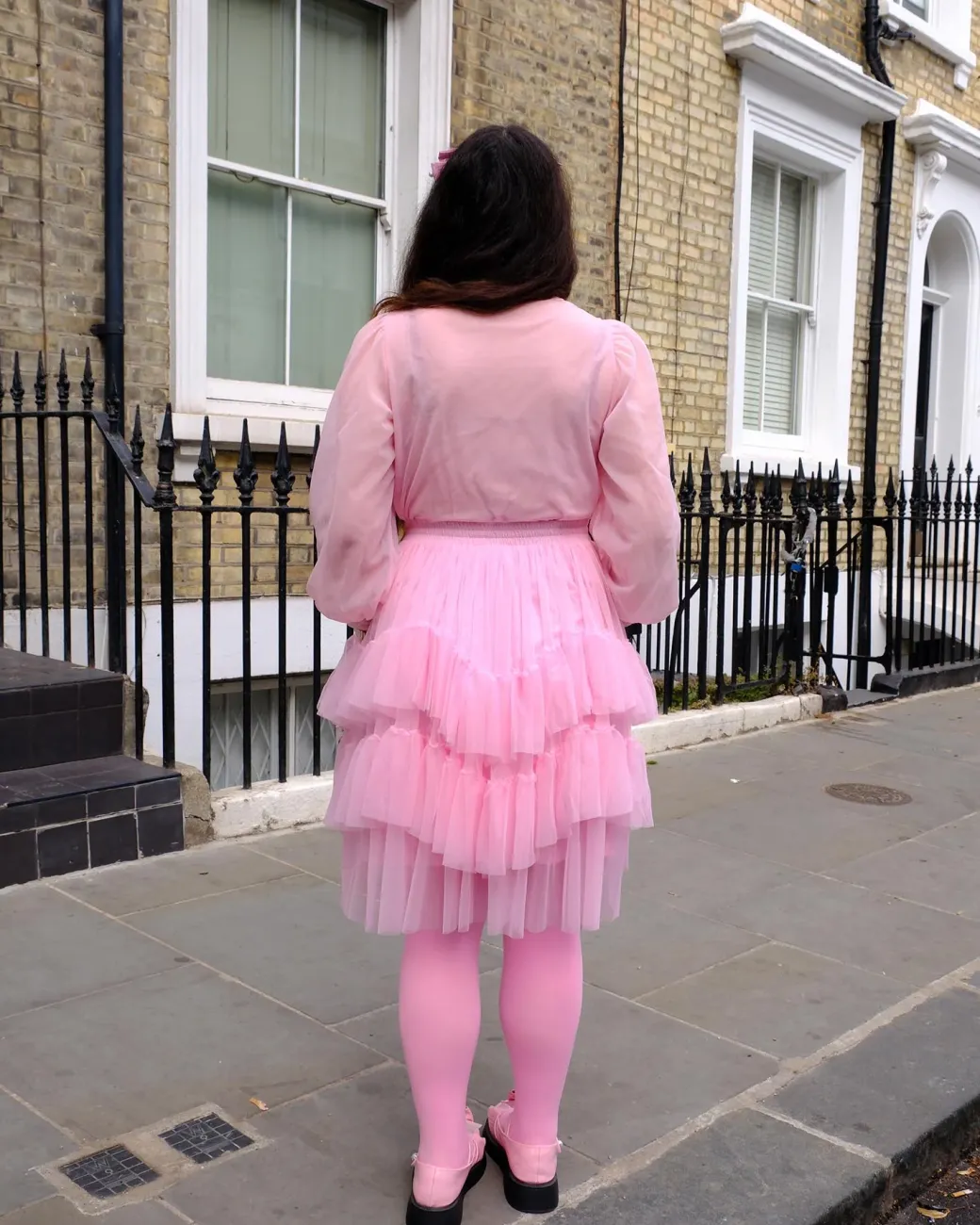 Mesh Skirt - Flushing Pink