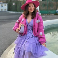 Mesh Skirt - Lavender Fields