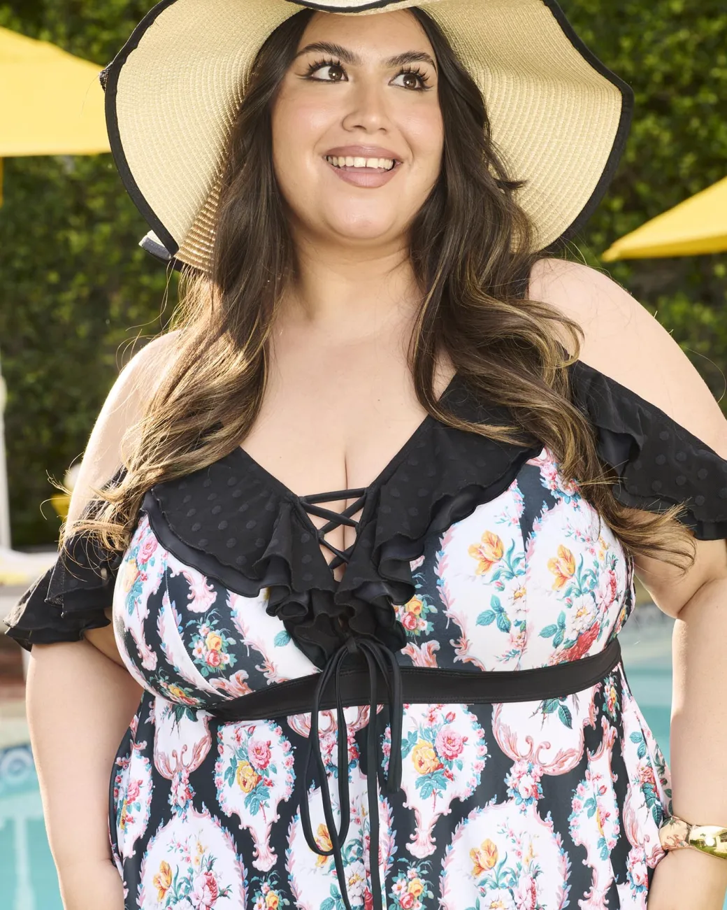 Midnight Doll Swim Dress - Black