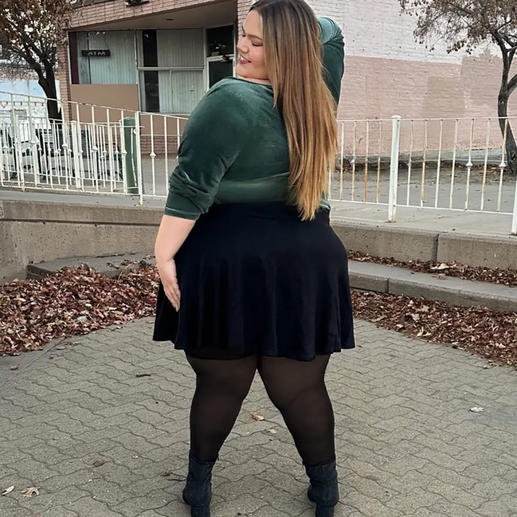 Mini-Flare Skirt - Black