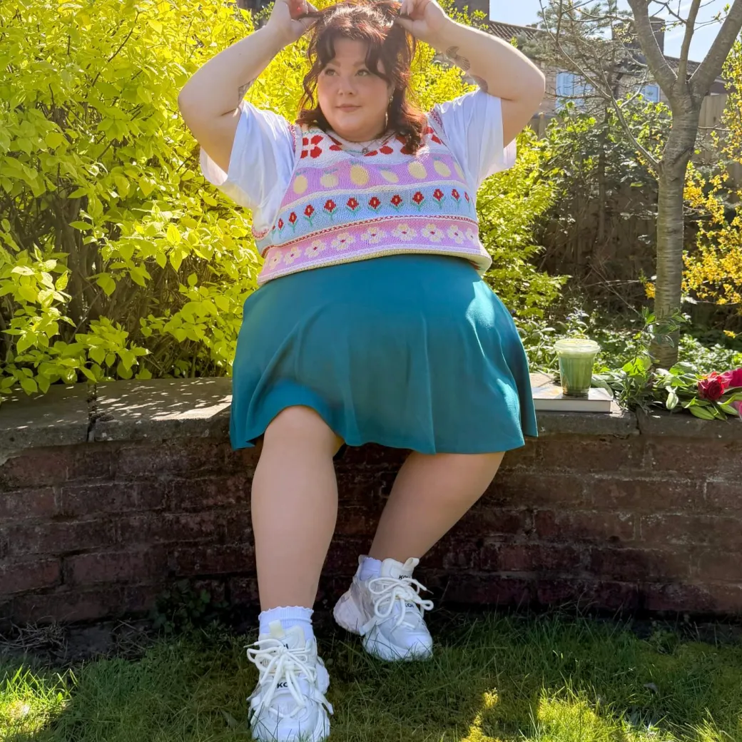 Mini Flare Skirt - Ocean Teal
