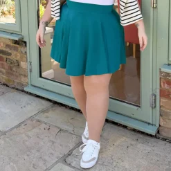 Mini Flare Skirt - Ocean Teal