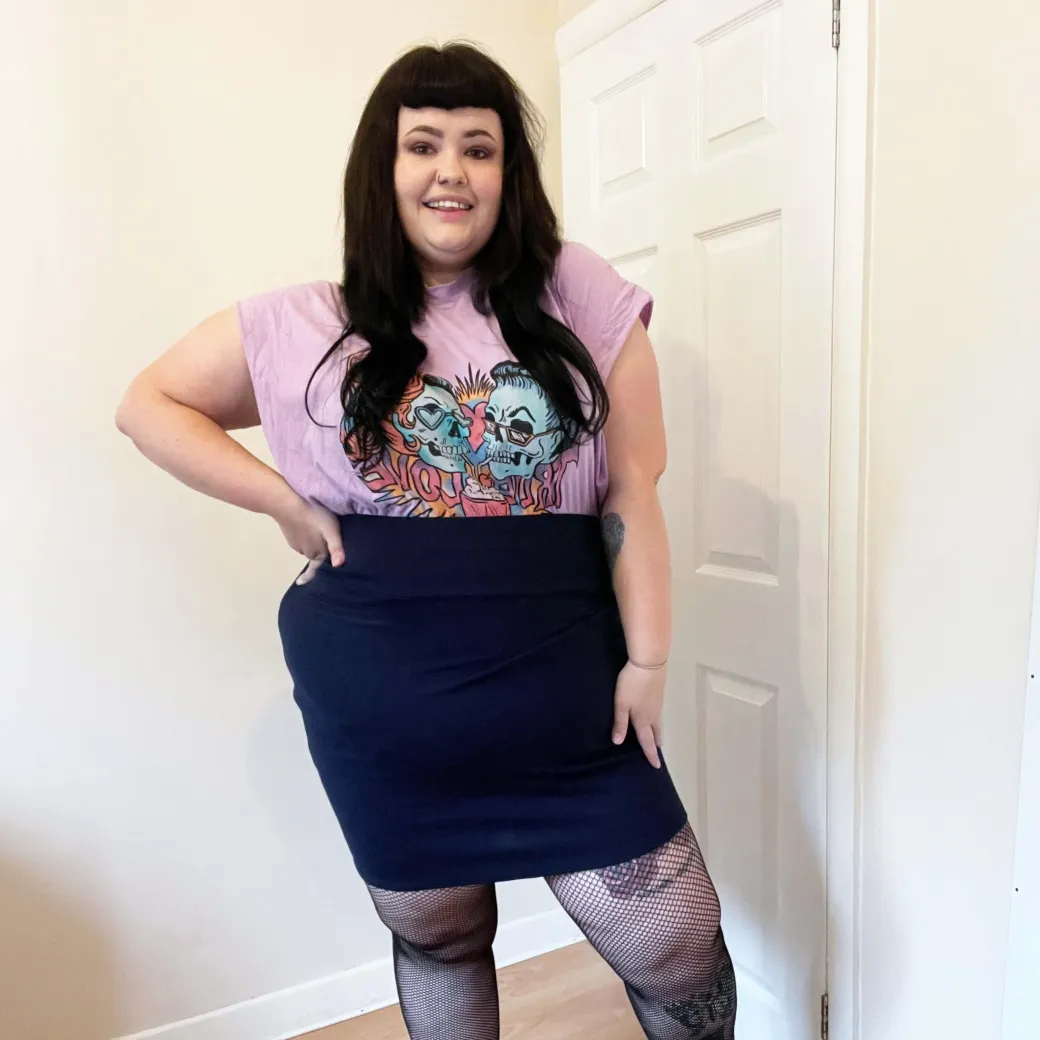 Mini Skirt - Navy