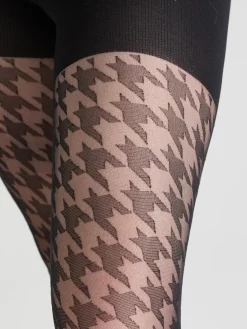 Mixed Denier Tights - Puppy Teef