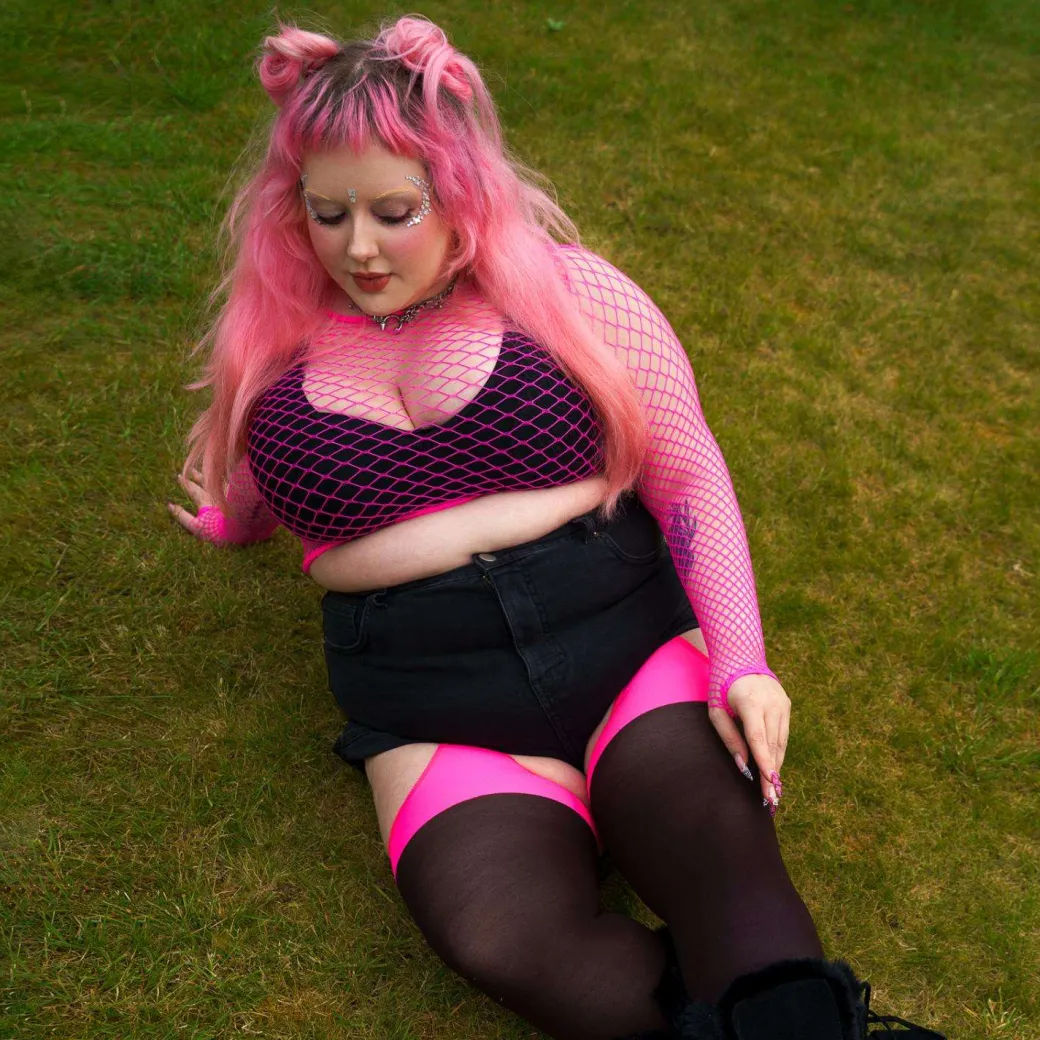 Neon Mock Garters - Totally Bitchin