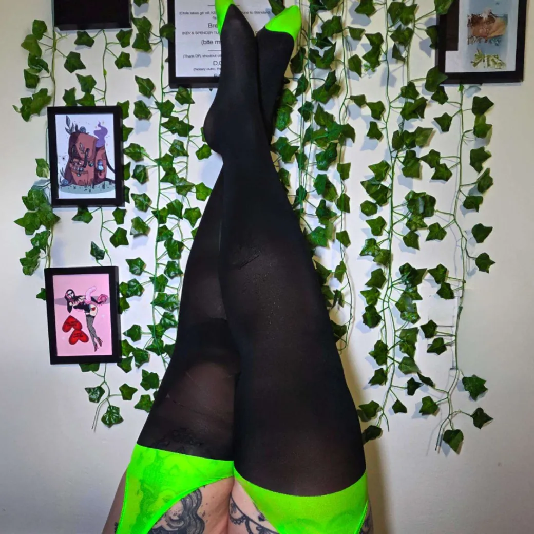 Neon Mock Garters - Wicked