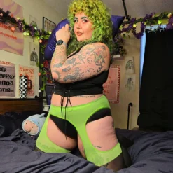 Neon Mock Garters - Wicked