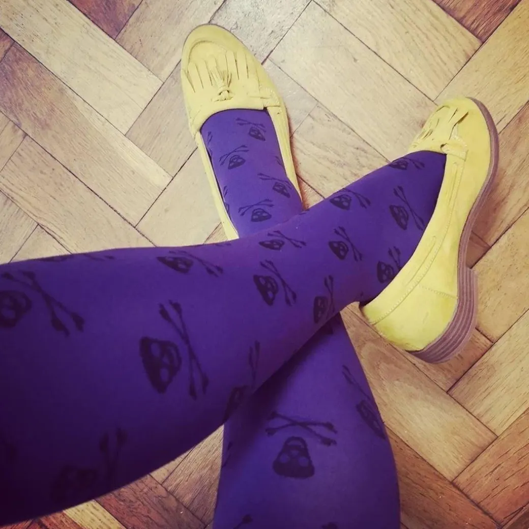 Opaque Tights Skullz - Forbidden Fruit